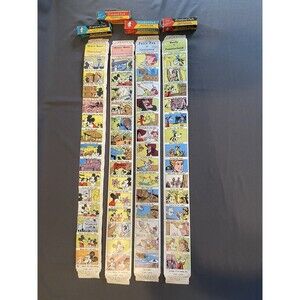 Vintage LIDO Toy TV Paper Cartoon Scroll Disneyland Art Strip MICKEY PETER GOOFY